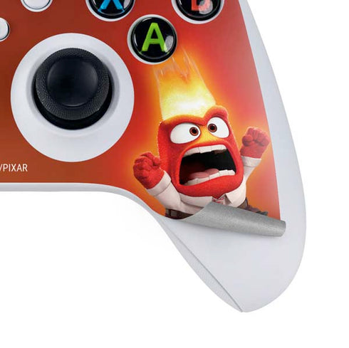 Disney Inside Out Anger Portrait Xbox Series S Controller Skin